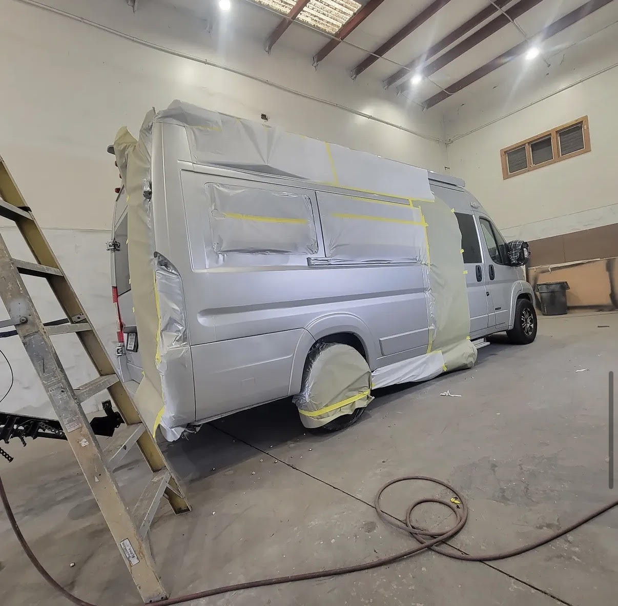 Mercedes Sprinter Van During